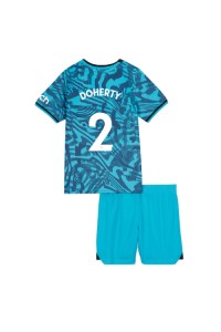 Fotbalové Dres Tottenham Hotspur Matt Doherty #2 Dětské Třetí Oblečení 2022-23 Krátký Rukáv (+ trenýrky)